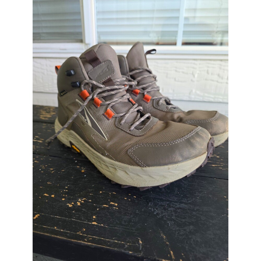 Altra Timp GTX GORE-TEX Hiking Boots Gray/Orange Vibram US 11 Medium